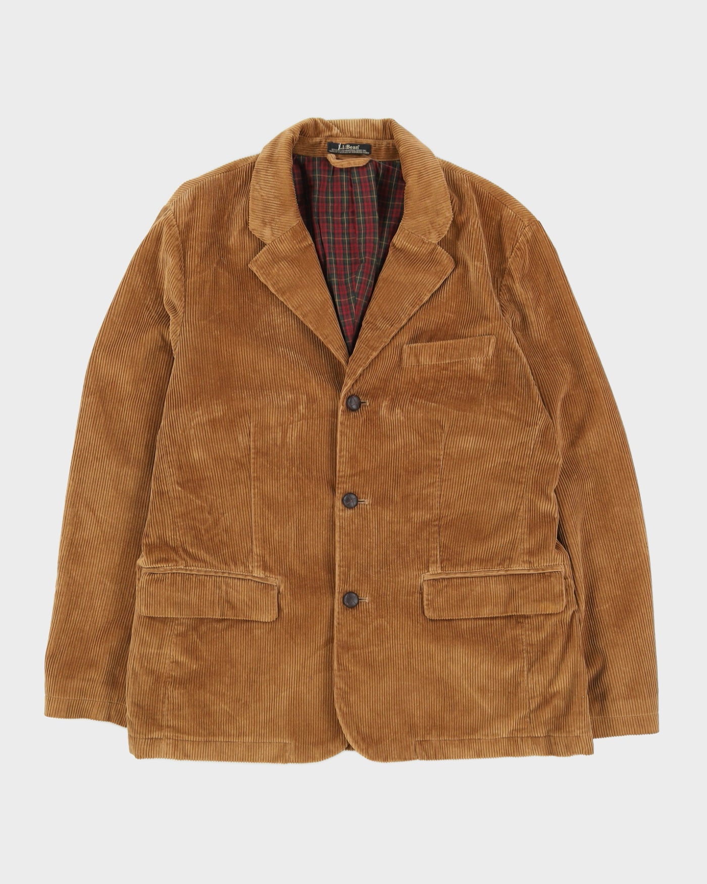 L.L. Bean Brown Cord Blazer Jacket - L