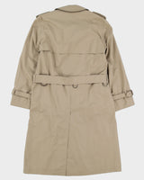 London Fog Beige Belted Rain Mac- M