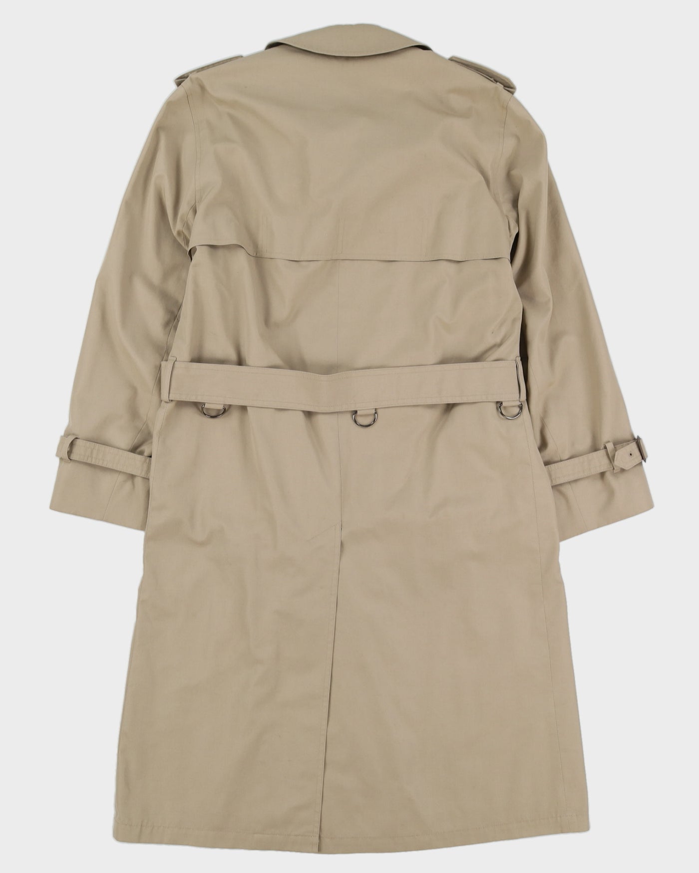 London Fog Beige Belted Rain Mac- M
