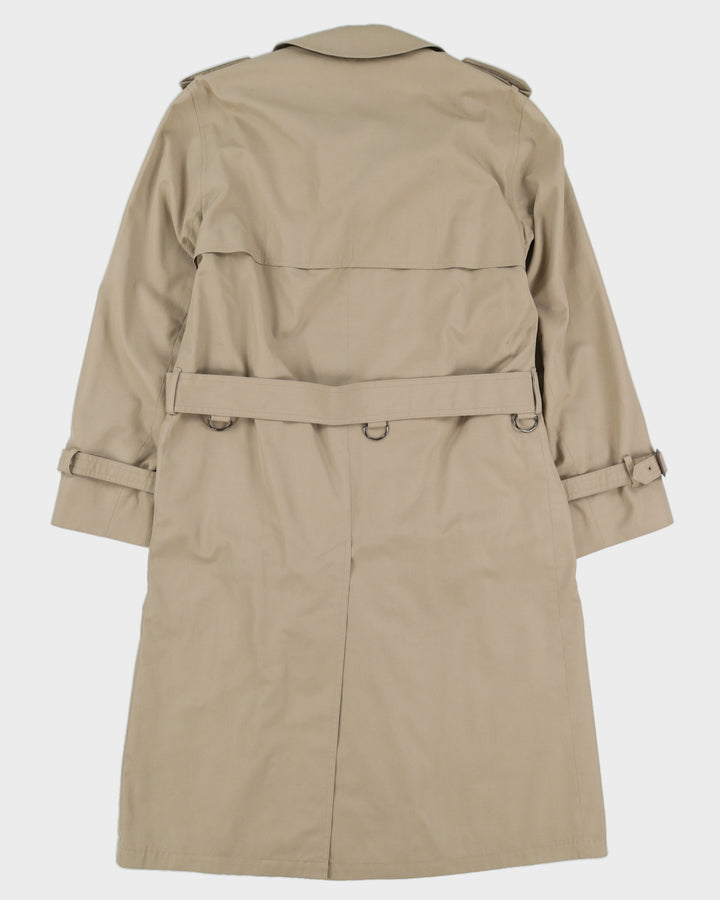 London Fog Beige Belted Rain Mac- M