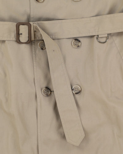London Fog Beige Belted Rain Mac- M