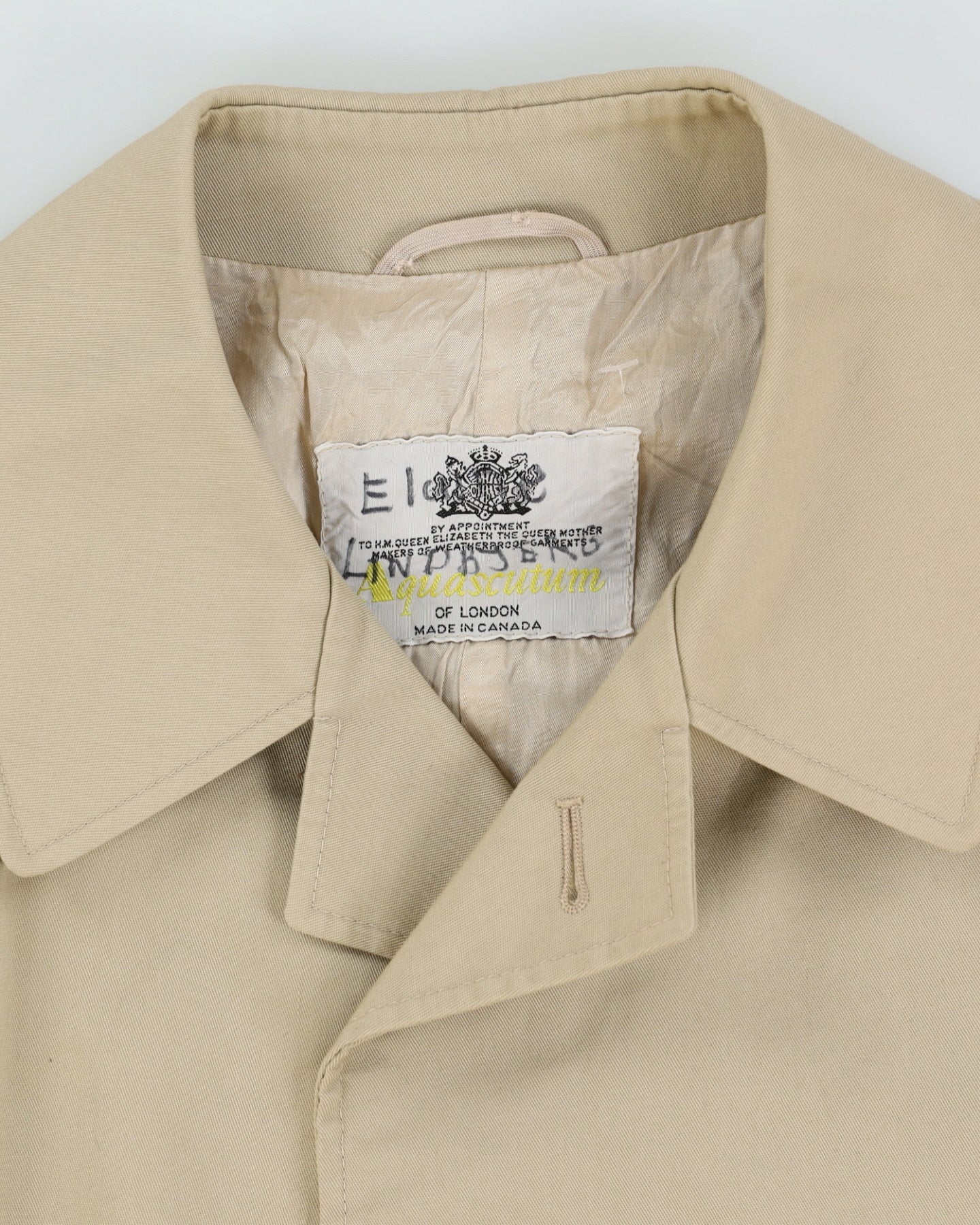Aquascutum Beige Rain Mac- L
