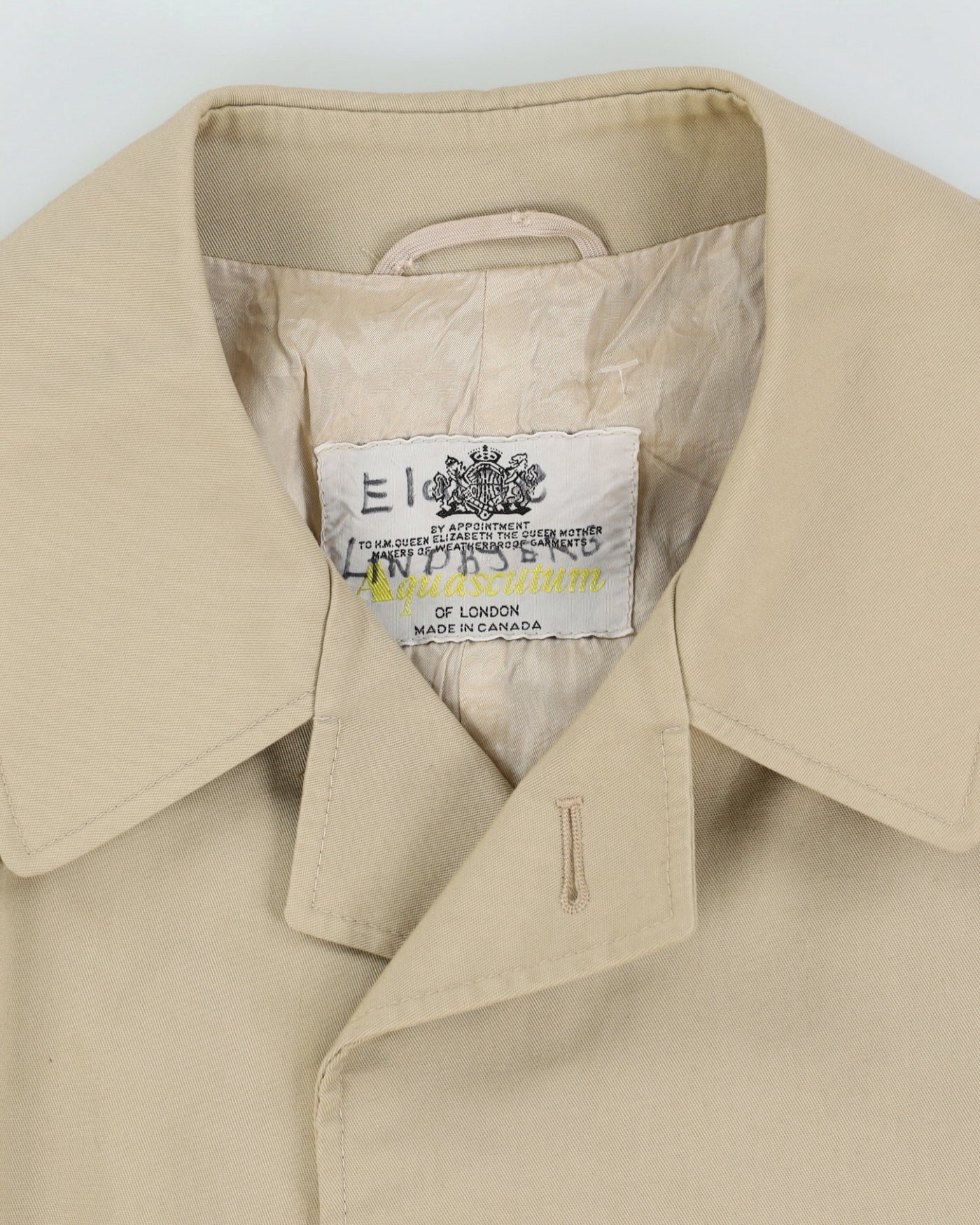 Aquascutum Beige Rain Mac- L