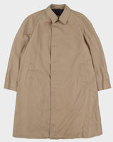 Aquascutum Khaki Beige Rain Mac- L