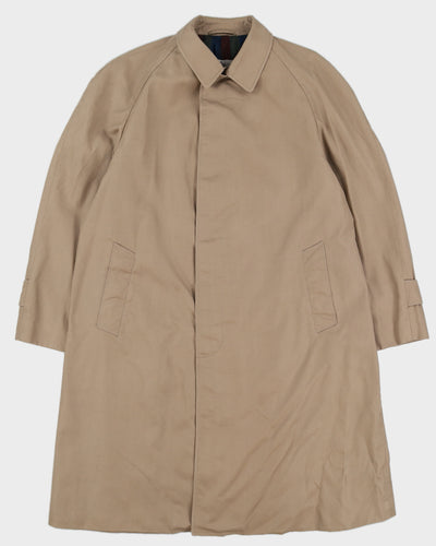 Aquascutum Khaki Beige Rain Mac- L