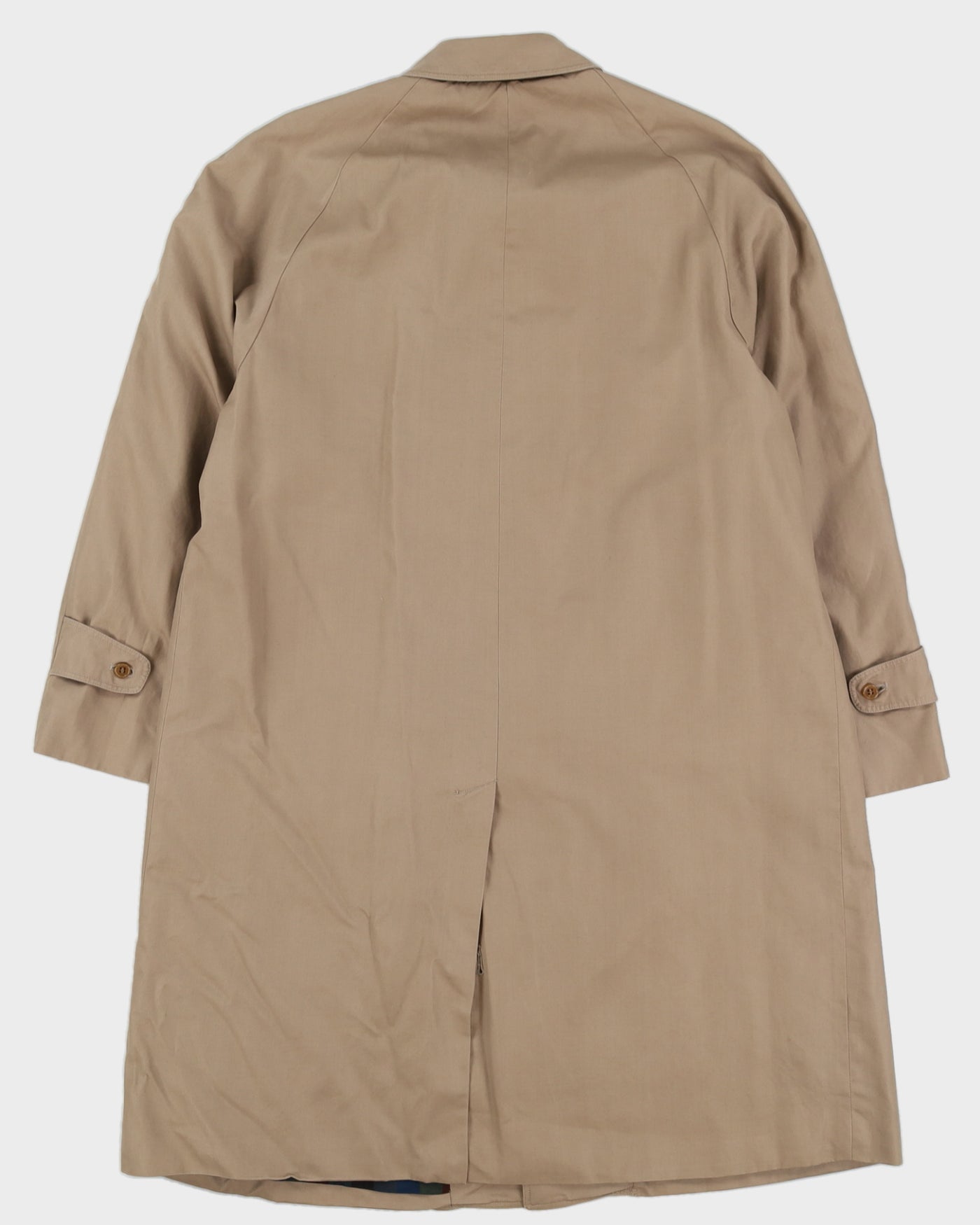Aquascutum Khaki Beige Rain Mac- L