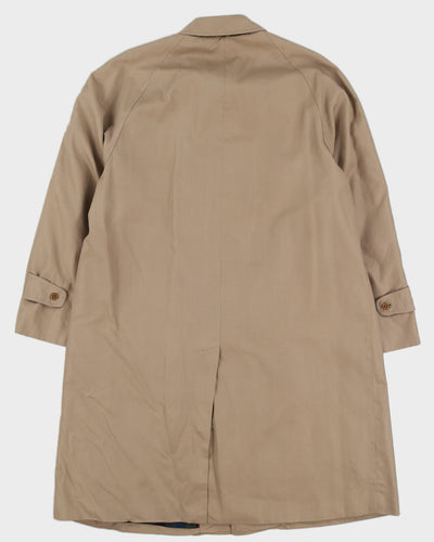 Aquascutum Khaki Beige Rain Mac- L
