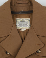 Vintage Brown Belted Rain Mac- S