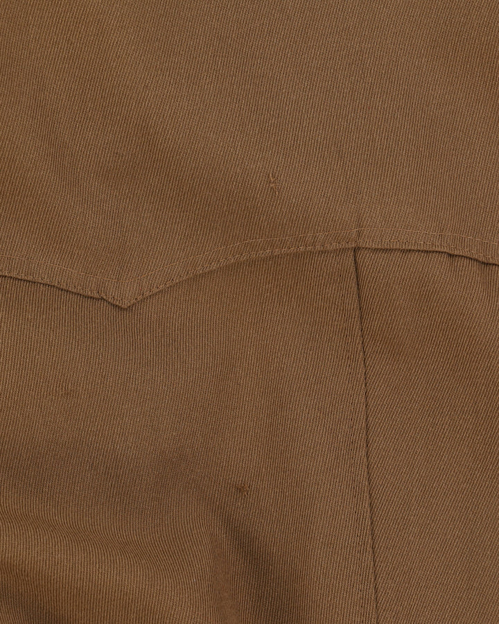 Vintage Brown Belted Rain Mac- S