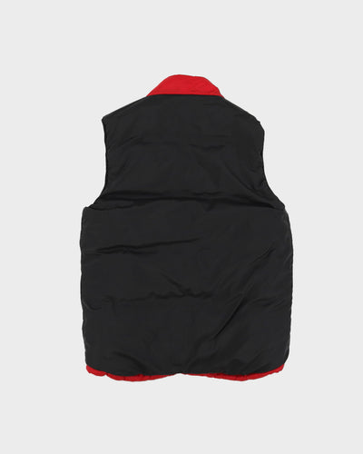 00s Y2K X-Wave Skater Reversible Puffer Gilet - S