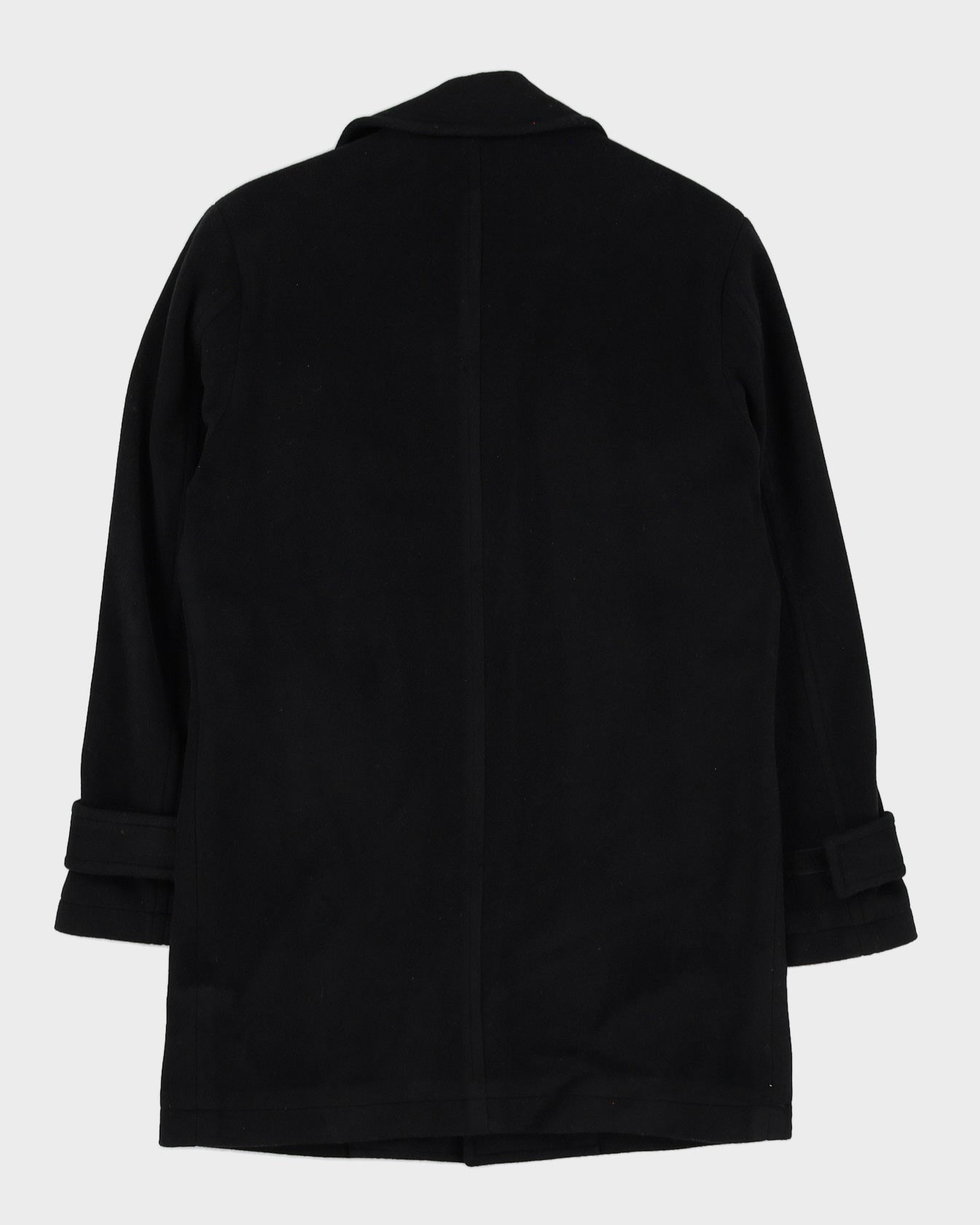 Black Cashmere-Blend Blazer Jacket - S