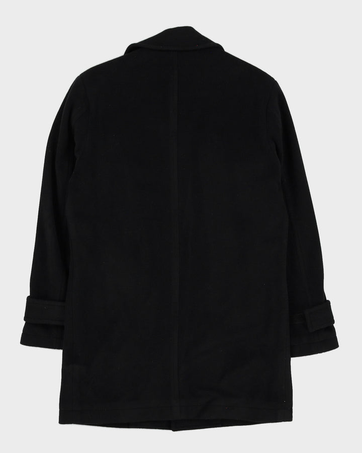 Black Cashmere-Blend Blazer Jacket - S