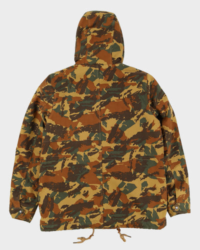 Volcom Camouflage Fleece Lined Hooded Jacket - M