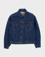 Vintage 70s Levi's Big E Made In Macau Blue Denim Jacket - M