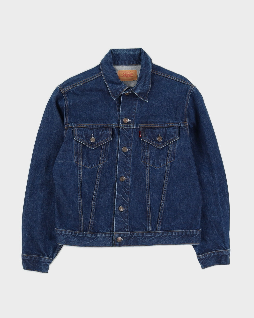 Vintage 70s Levi's Big E Made In Macau Blue Denim Jacket - M