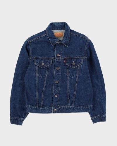 Vintage 70s Levi's Big E Made In Macau Blue Denim Jacket - M