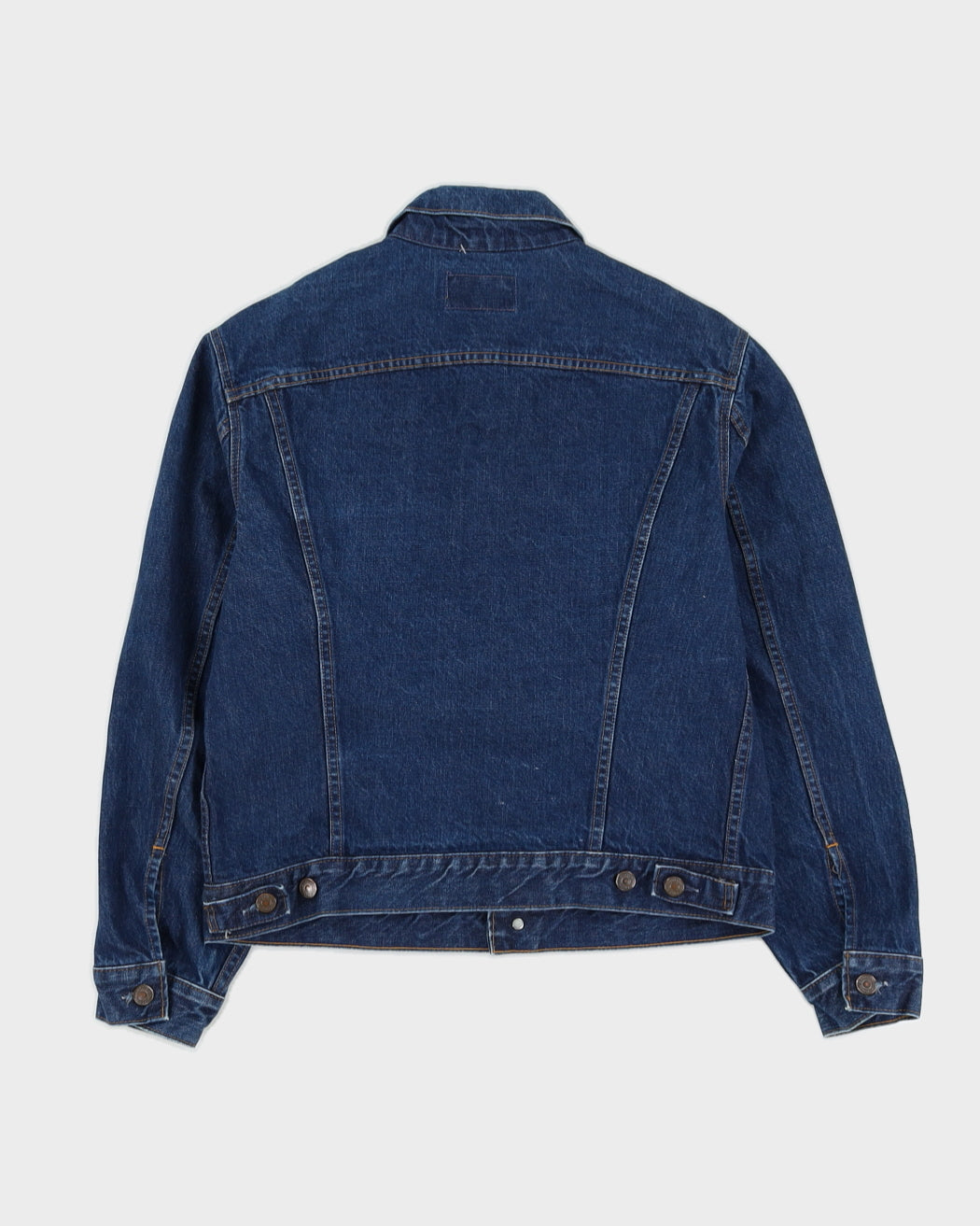Vintage 70s Levi's Big E Made In Macau Blue Denim Jacket - M