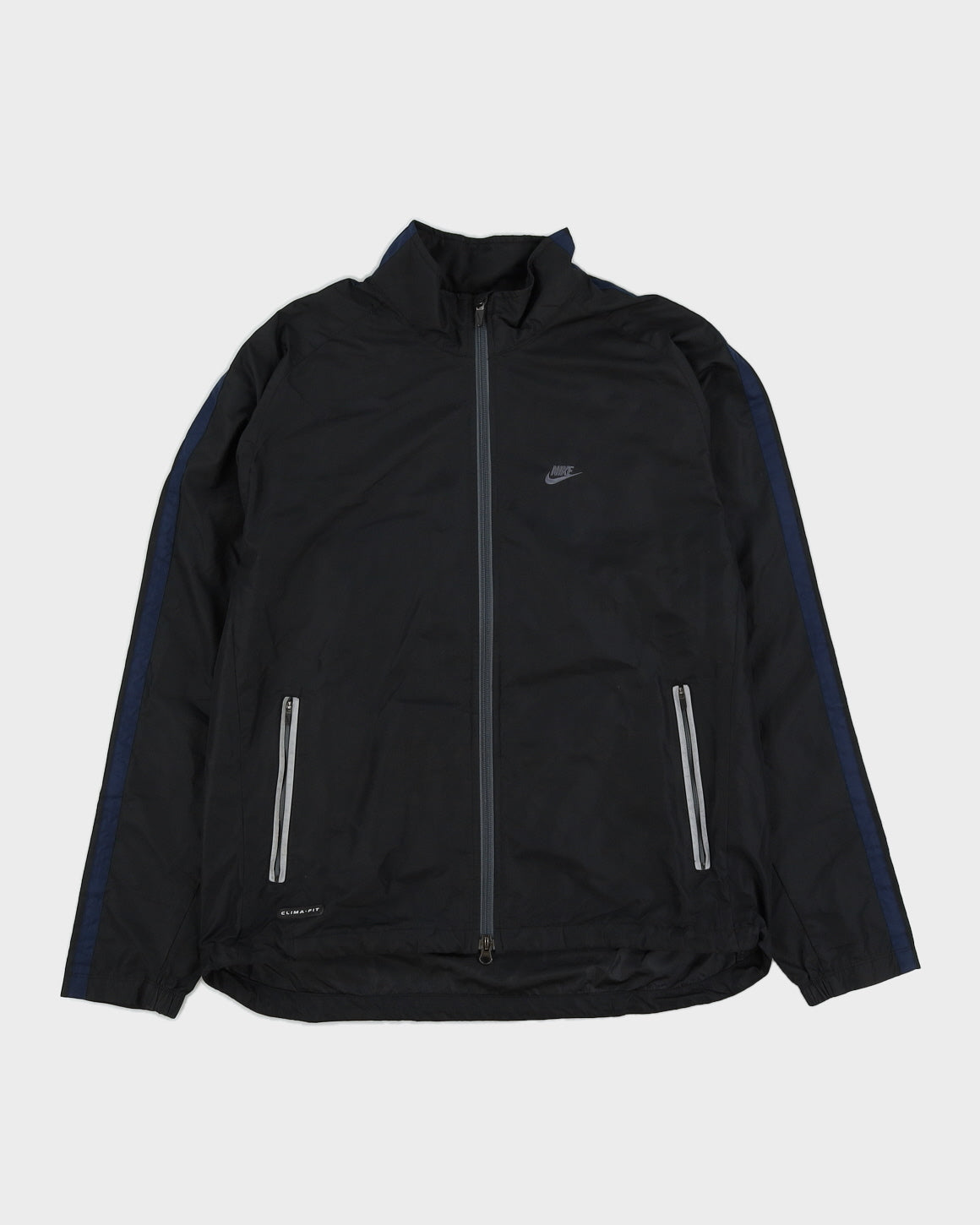 00s Y2K Nike Black Track Jacket - M