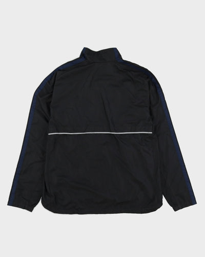 00s Y2K Nike Black Track Jacket - M