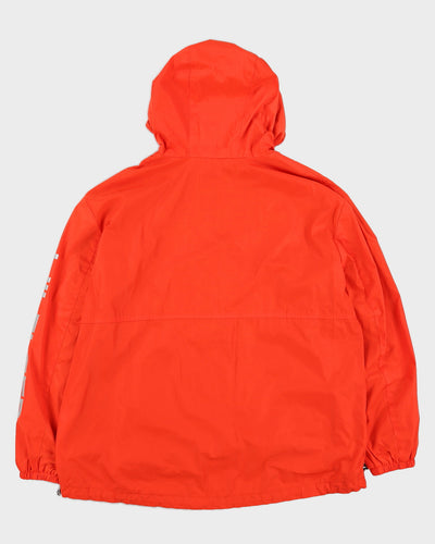 Tommy Hilfiger Half Zip Orange Windbreaker - XL