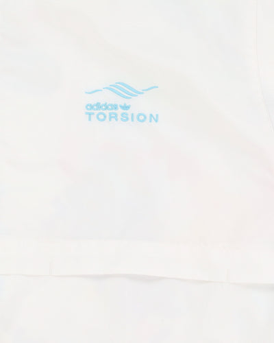 00s 2006 Adidas Torsion White Track Jacket - XL