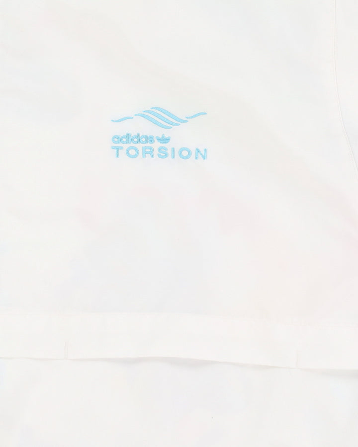 00s 2006 Adidas Torsion White Track Jacket - XL