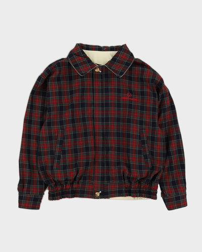 Vintage 90s Gianni Valentino Reversible Harrington Jacket - L