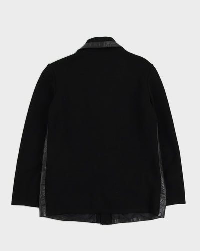 Vintage 90s Leather Blazer - S