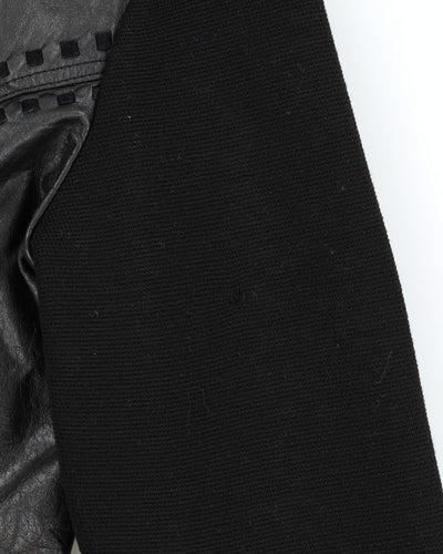 Vintage 90s Leather Blazer - S