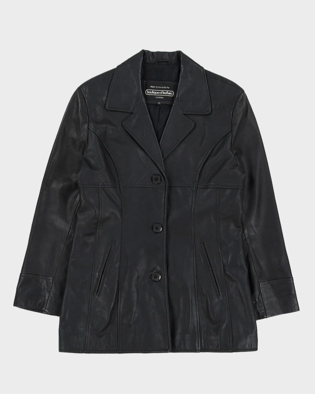 Vintage 90s Cosa Nova Leather Jacket - L