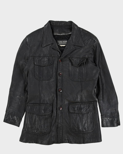Vintage 90s Cosa Nova Leather Jacket - L