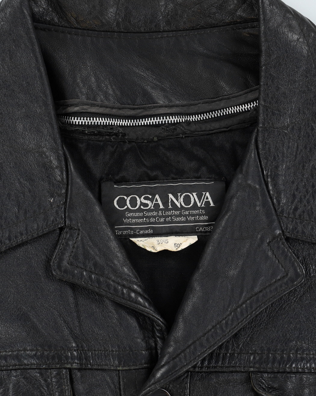 Vintage 90s Cosa Nova Leather Jacket - L
