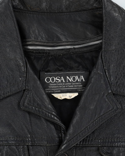 Vintage 90s Cosa Nova Leather Jacket - L