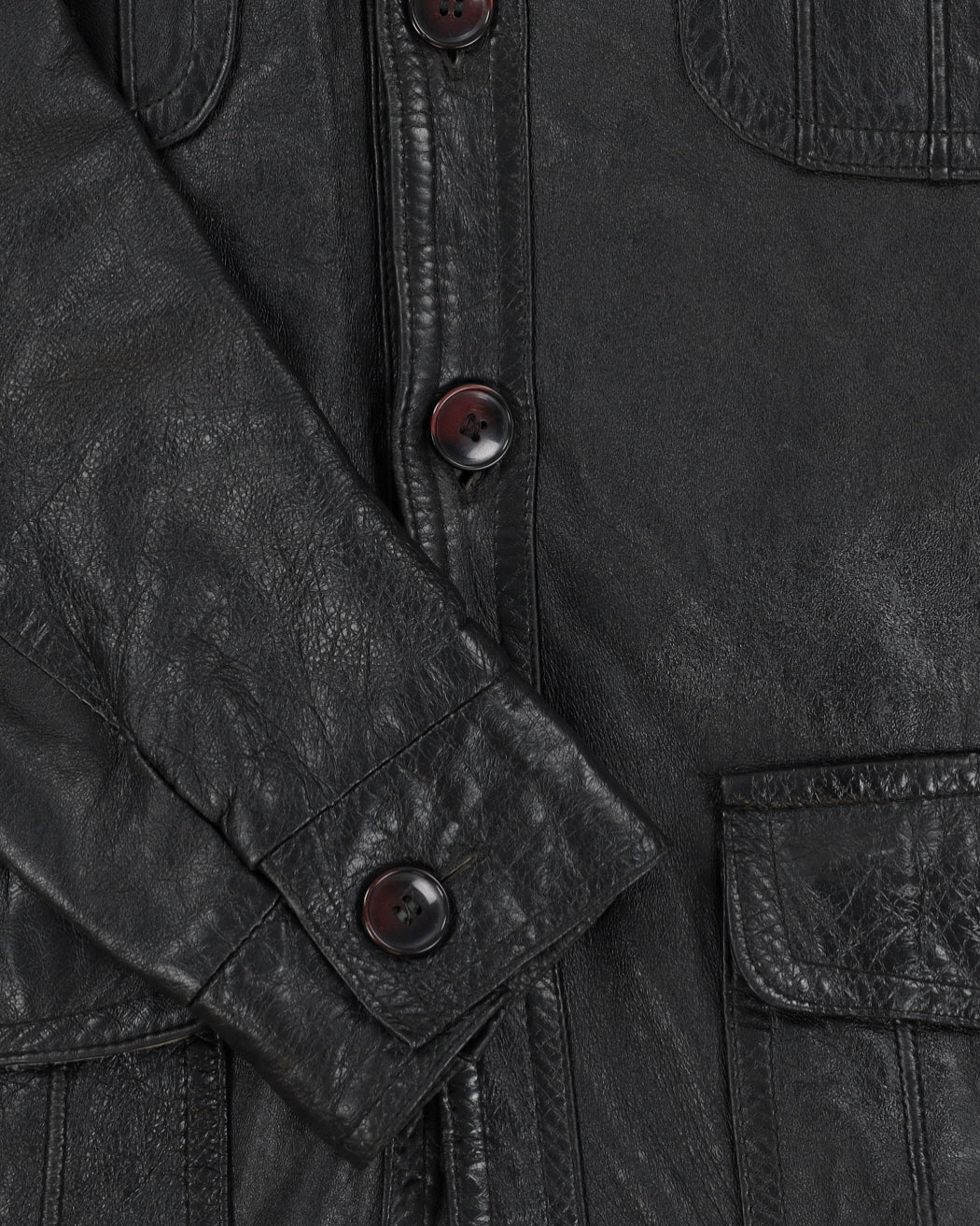 Vintage 90s Cosa Nova Leather Jacket - L