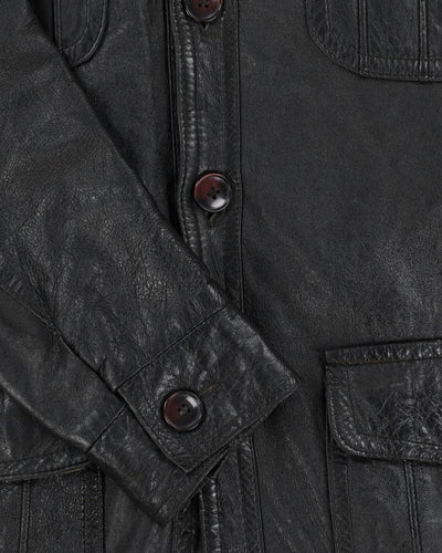 Vintage 90s Cosa Nova Leather Jacket - L