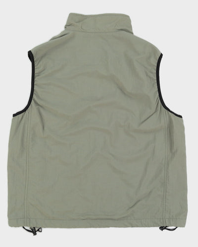 Vintage 90s Colombia Green Nylon Sleeveless Jacket - M