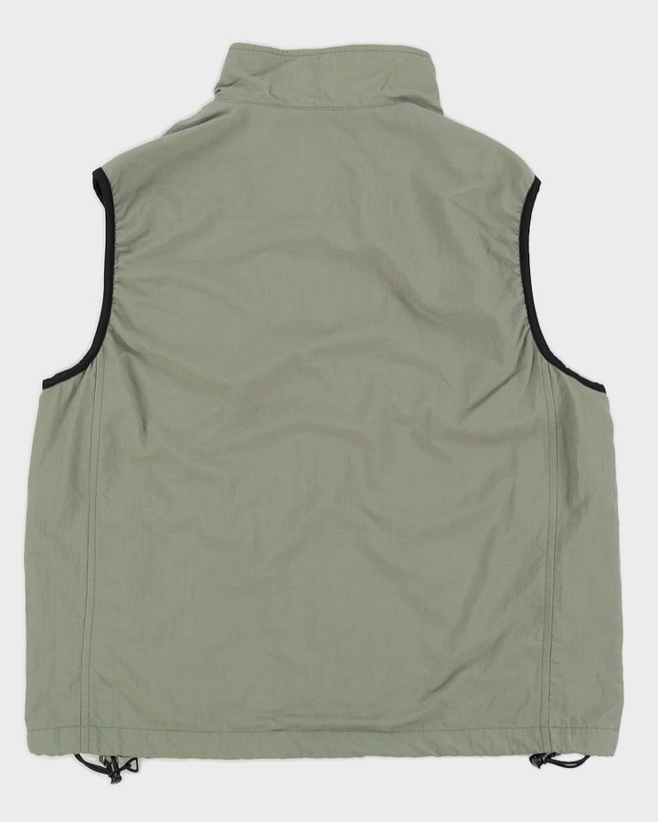 Vintage 90s Colombia Green Nylon Sleeveless Jacket - M