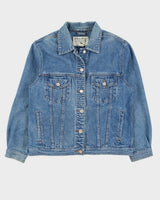 Vintage 90s Eddie Bauer Mid Wash Denim Jacket - M