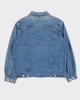 Vintage 90s Eddie Bauer Mid Wash Denim Jacket - M