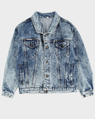 Vintage 90s R.G Browns Blue Denim Jacket - S