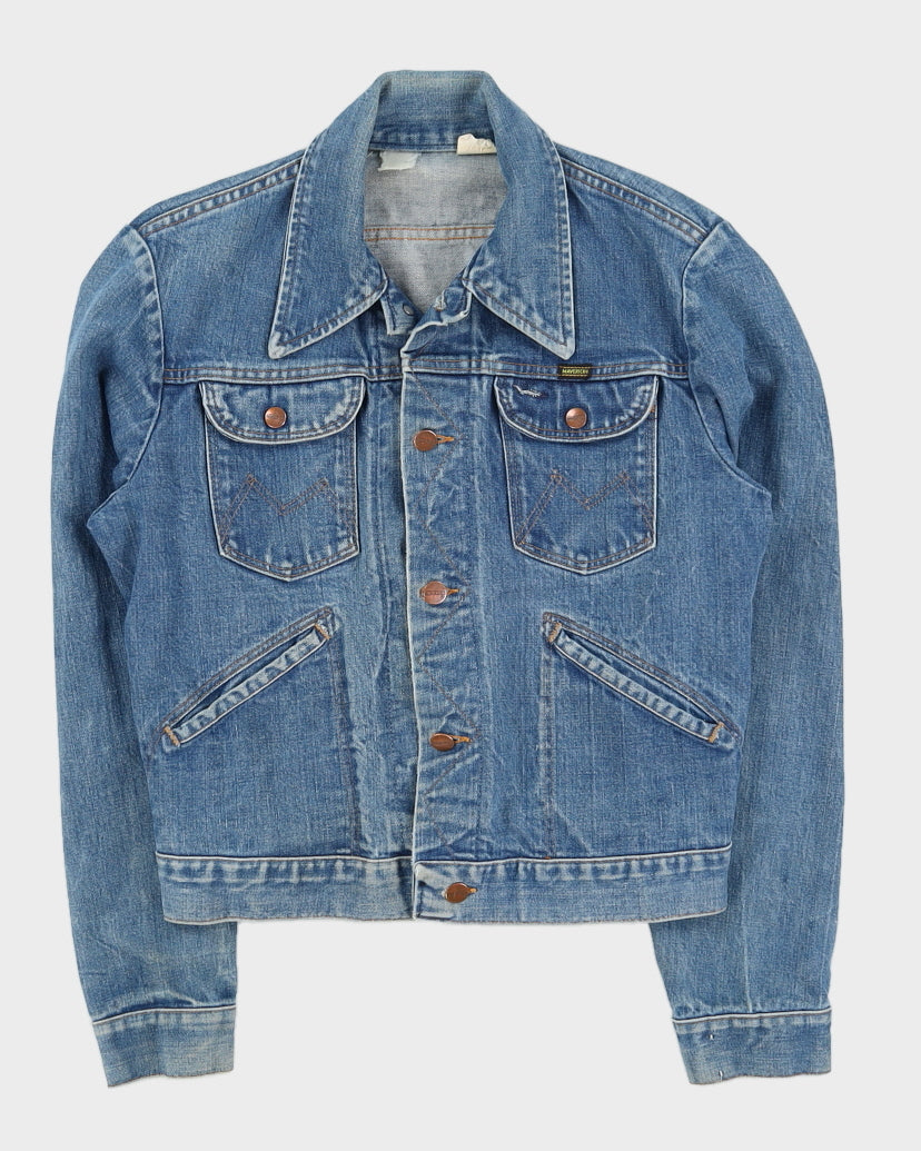 Vintage 70s Maverick Blue Denim Jacket - S