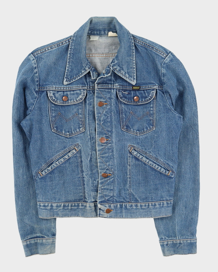 Vintage 70s Maverick Blue Denim Jacket - S