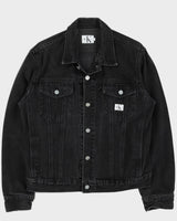 Vintage 90s Calvin Klein Black Denim Jacket - M