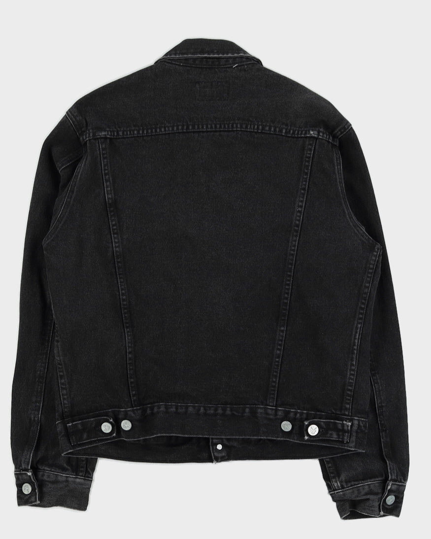 Vintage 90s Calvin Klein Black Denim Jacket - M