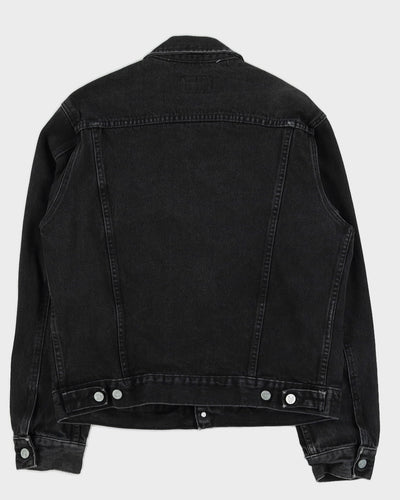Vintage 90s Calvin Klein Black Denim Jacket - M