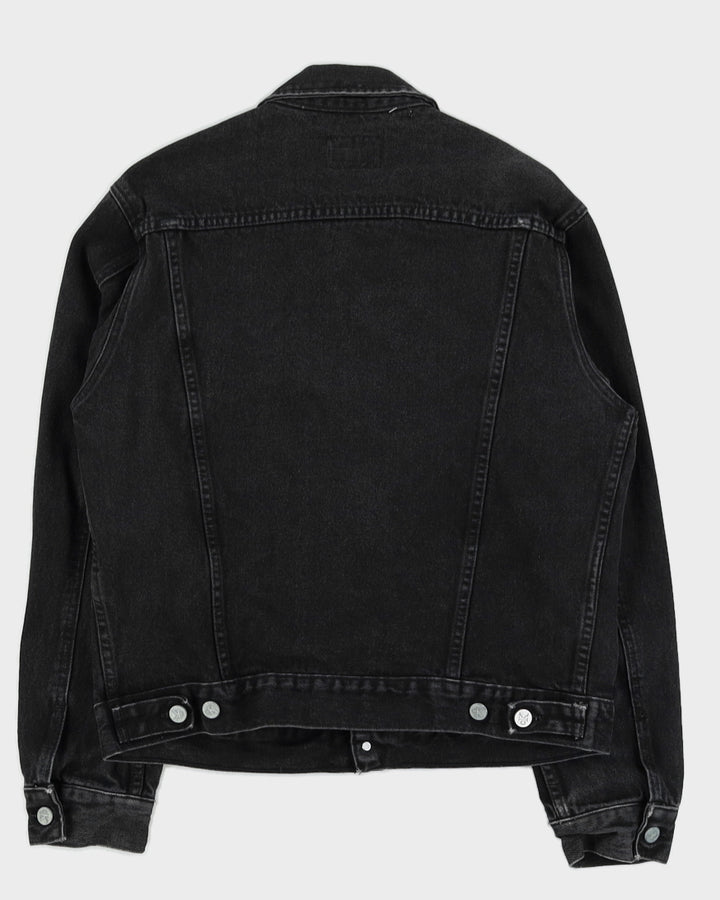 Vintage 90s Calvin Klein Black Denim Jacket - M