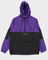 Gnarly Purple &amp; Black Windbreaker - S
