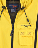 Vintage 90s Triple Five Soul NYC Yellow Windbreaker - S