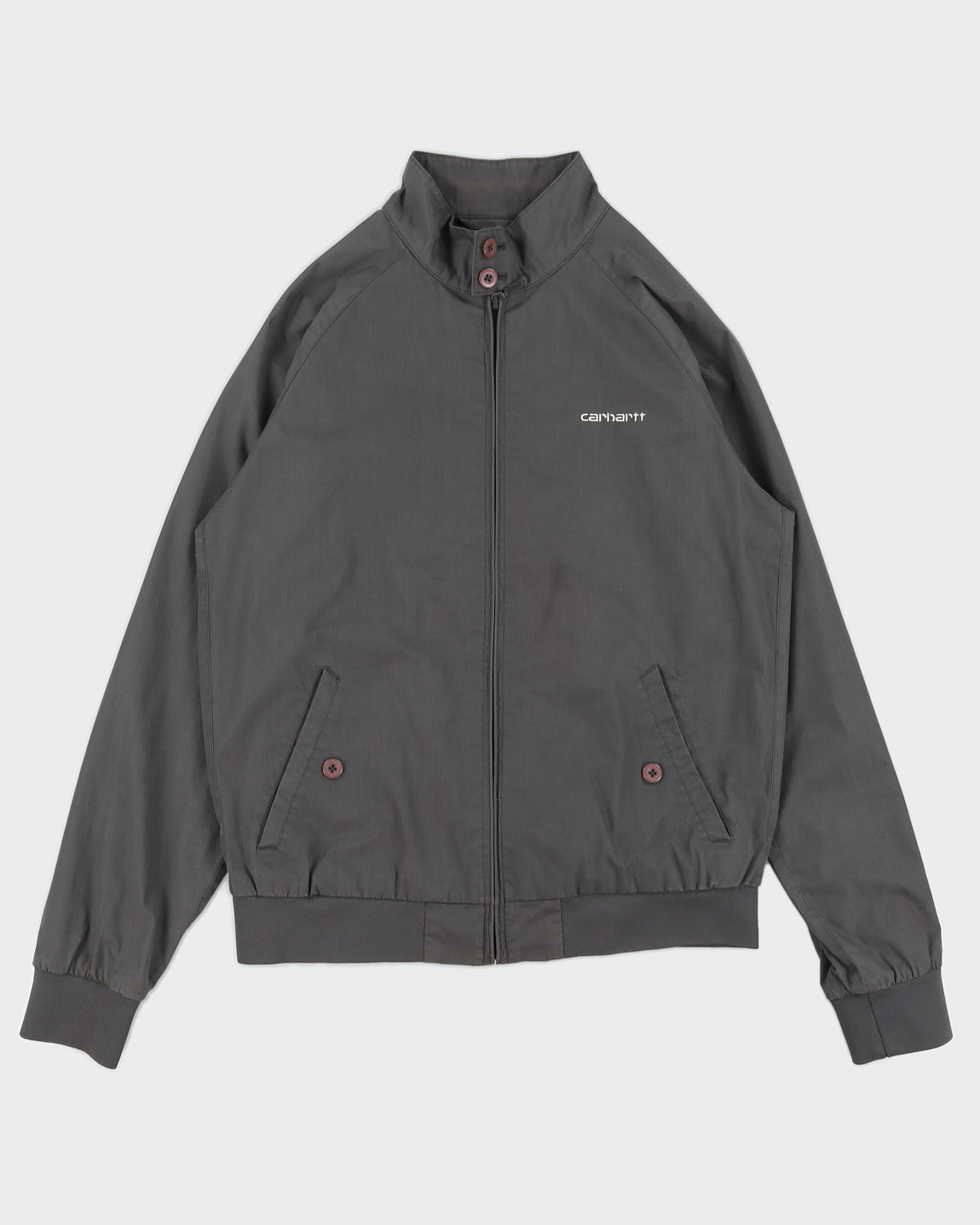 Carhartt Grey Embroidery Front Rude Jacket - M