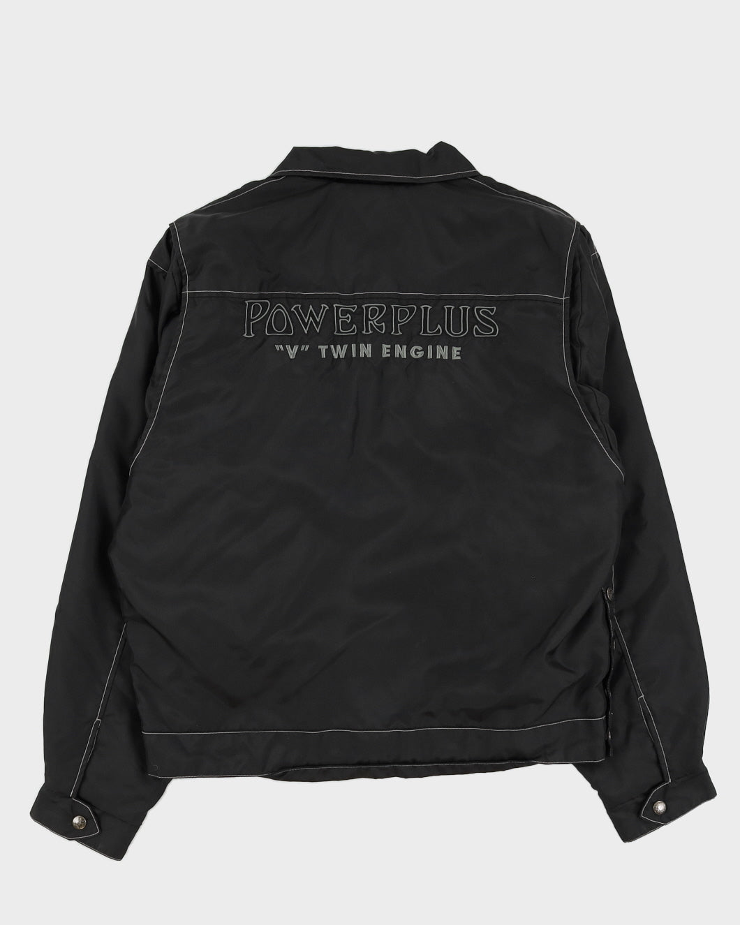 Vintage 80s Indian Motorcycle Black Jacket - M